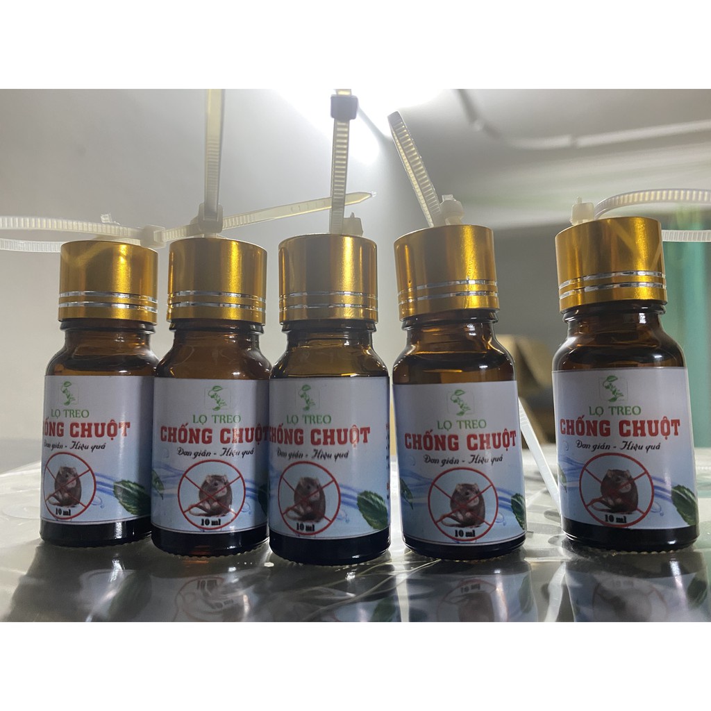 Lọ Tinh Dầu Treo Khoang Máy Ô Tô Đuổi Chuột Hiệu Quả Dung Tích 10ml - Mộc Niên