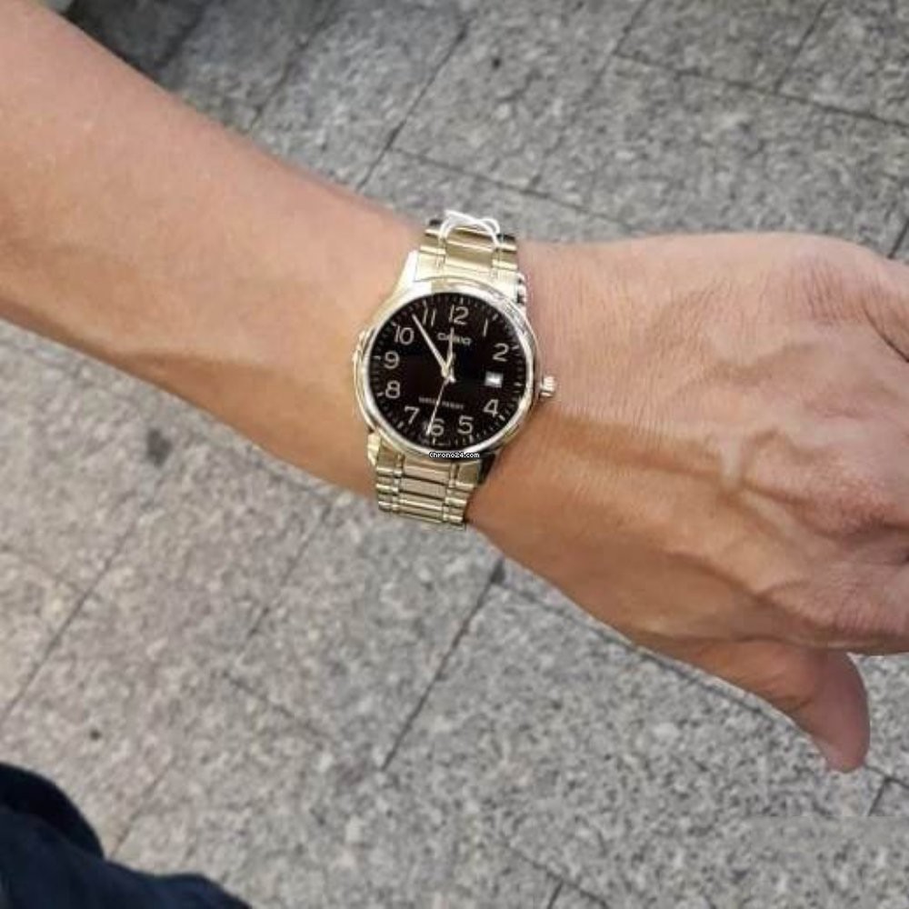 Đồng hồ nam dây kim loại Casio Anh Khuê MTP-V002G-1BUDF