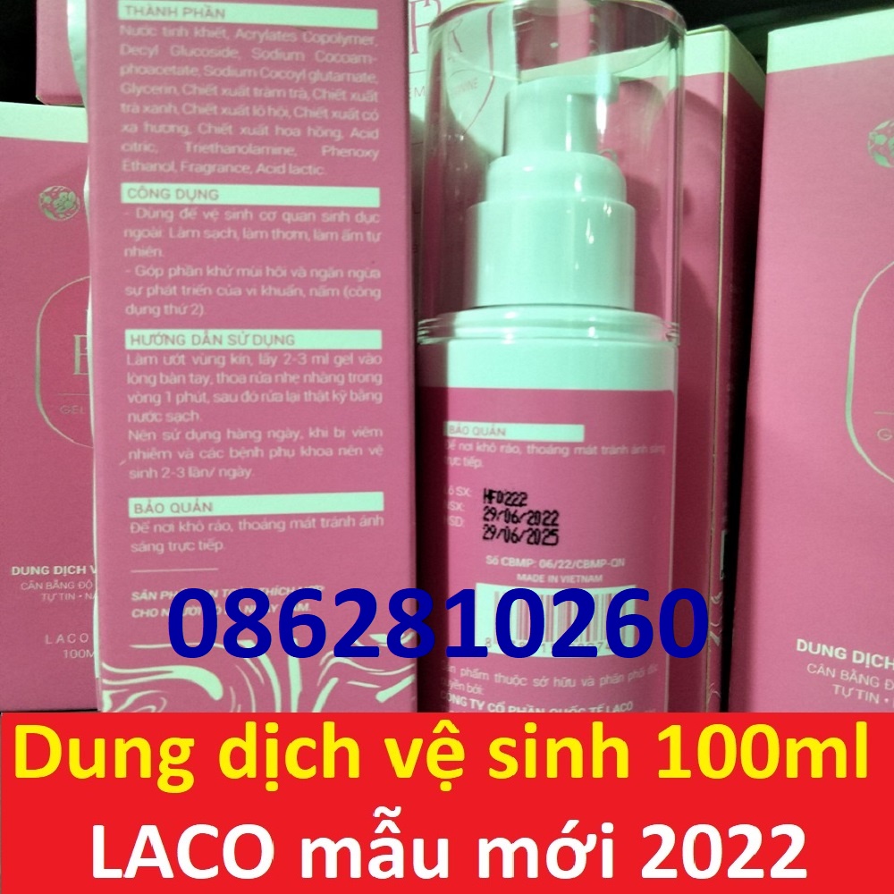 Dung dịch vệ sinh phụ nữ Laco Marosa se khít và làm hồng vùng kín, hết viêm ngứa, khô hạn, sạch khí hư 125ml