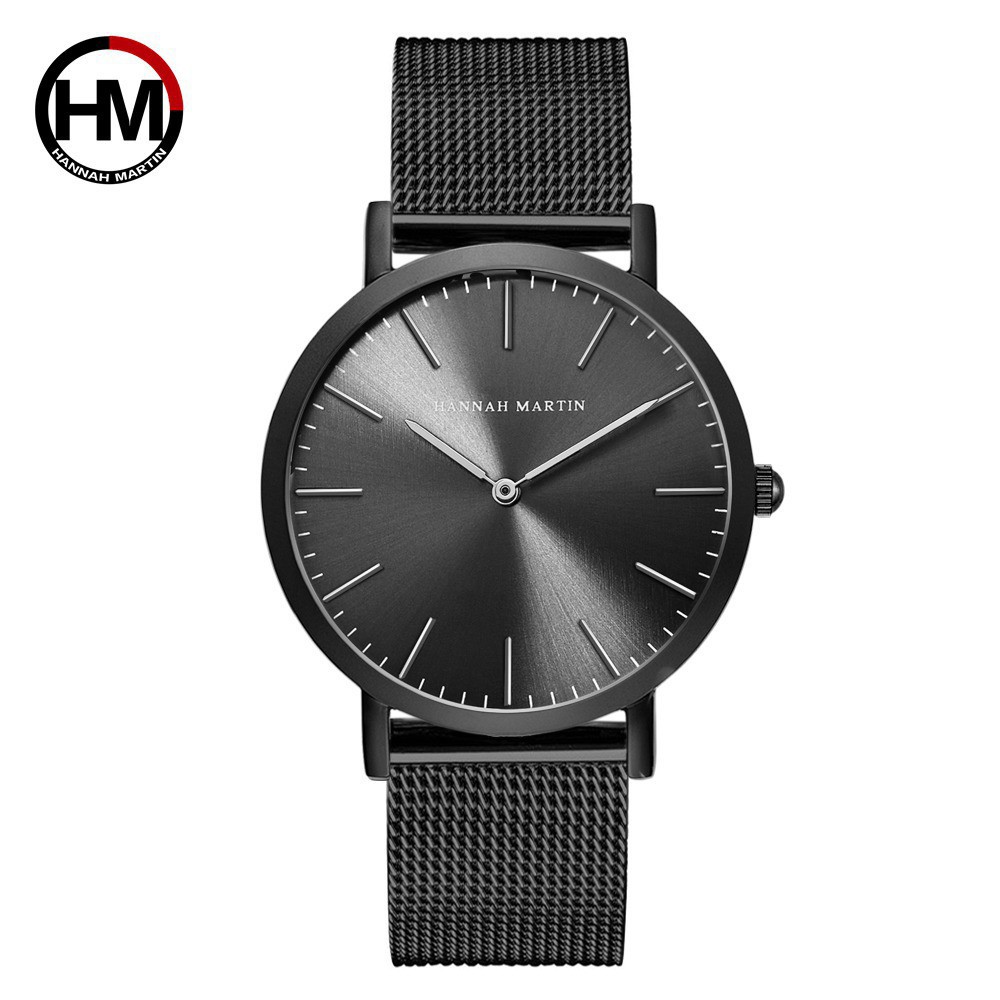 Women Men Casual Business Watch Waterproof Alloy Strap Watches