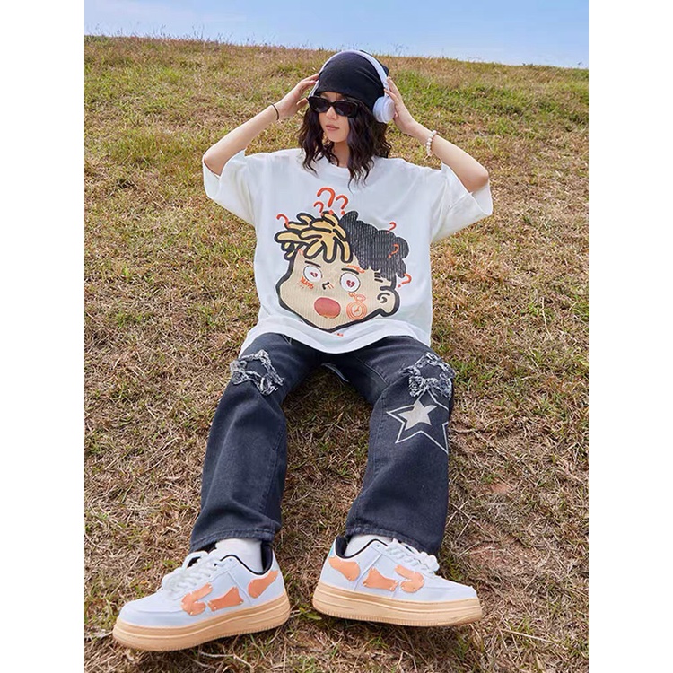 Áo Thun 2 Mẫu Nam Nữ Ulzzang Unisex 1hitshop | BigBuy360 - bigbuy360.vn