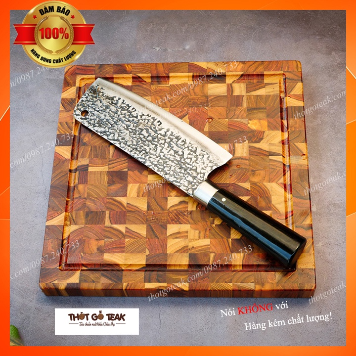 Thớt Gỗ Teak - VDC01 ( 30x30x2,5 )