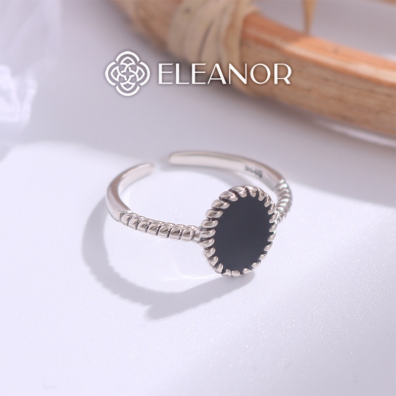 Nhẫn nữ hở bạc 925 Eleanor Accessories đính đá phụ kiện trang sức 4595