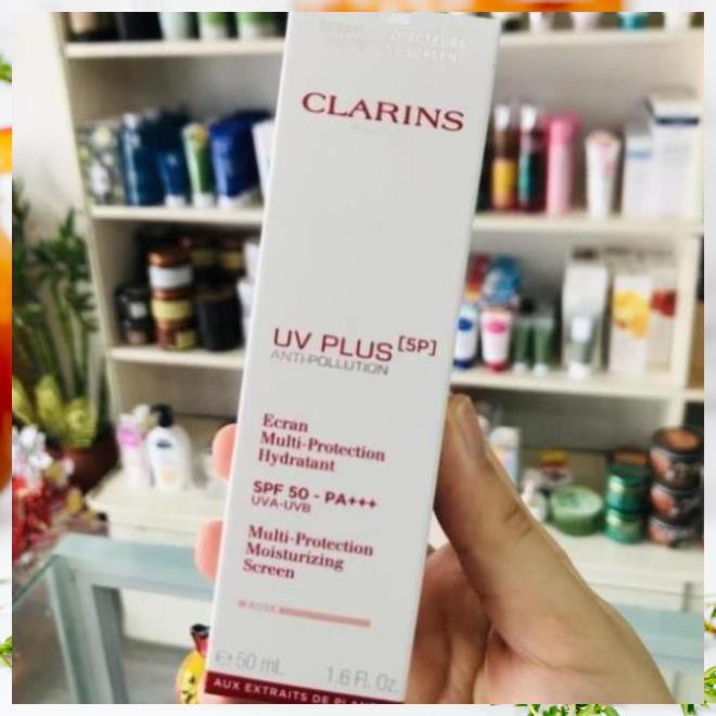 [Chính Hãng] [CÓ BILL] Kem Chống Nắng  CLARINS Rose Mẫu Mới Nhất 2021,  CLARINS Lên Tone Trắng Hồng 50ML