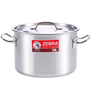 Nồi hầm xương thấp zebra 28cmx20cm-12l-171128, hàng thái lan cao cấp, inox 304 1 đáy