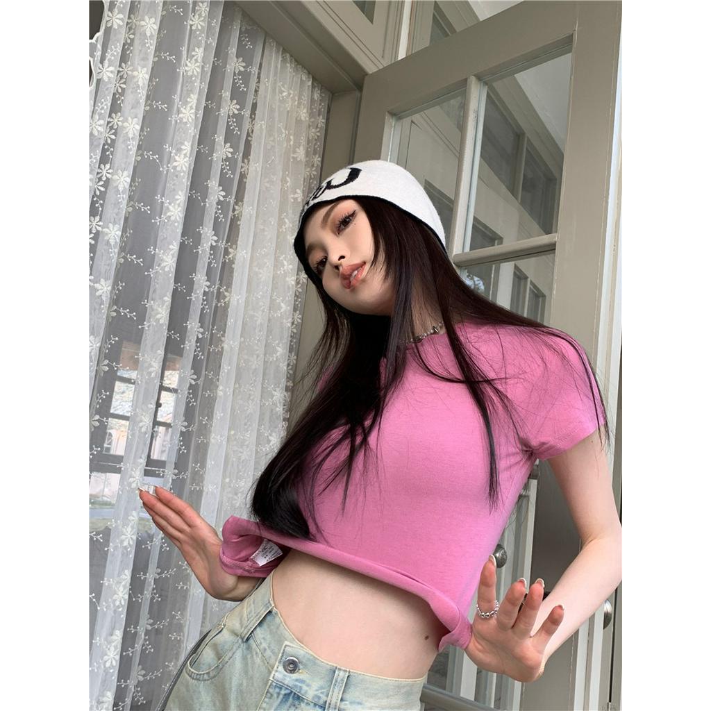 61559 Áo Thun Mỏng Vừa Vặn Nhìn Ngắn