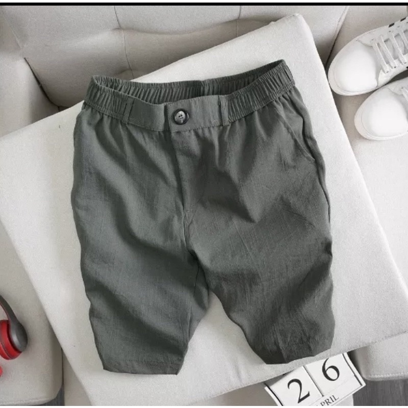 Quần sọt nam vải si đũi giãn cao cấp 059