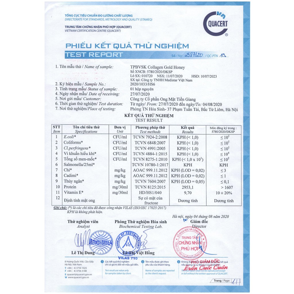 Hộp 10 chai collagen nước nhập từ Đức Collagen Gold Honey đẹp da, chống lão hóa | Thế Giới Skin Care