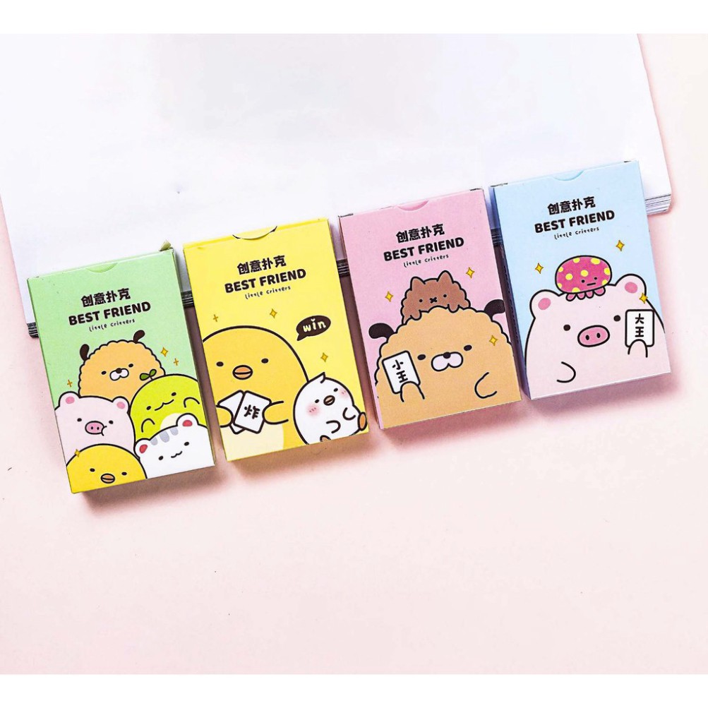 Bộ bài hoạt hình nhiều mẫu bộ bài in hình anime manga poker tú lơ khơ