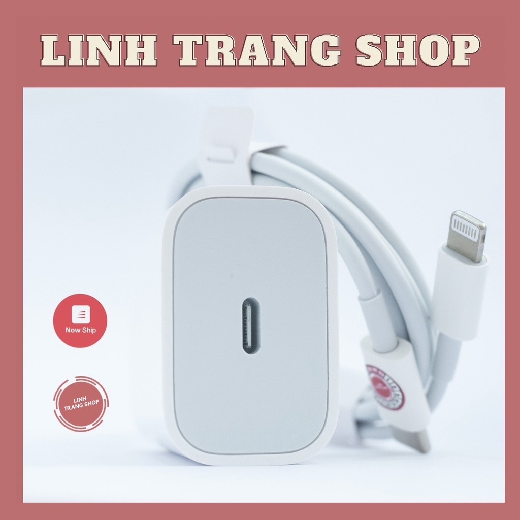 Sạc Nhanh Iphone PD 18W/20W USB-C To Lightning, Sạc IPhone 8,X,XSM,11,12,13  (Cam kết Sạc Nhanh + BH 12 tháng)