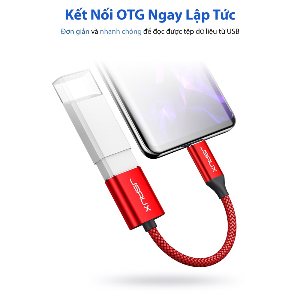Cáp chuyển đổi dữ liệu Type C sang USB tốc độ cao dành cho Macbook, Ipad, điện thoại Samsung, Oppo, Huwei... | BigBuy360 - bigbuy360.vn