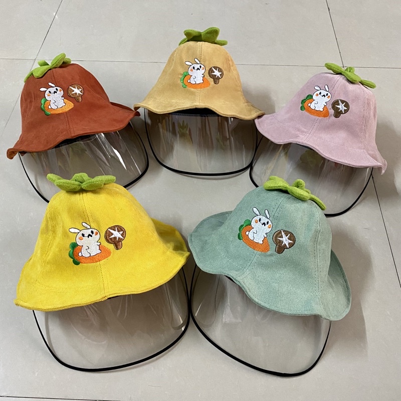 [ Bé 2-6 tuổi ] Nón Chống Dịch, chống bụi CHÚ VOI cho trẻ em