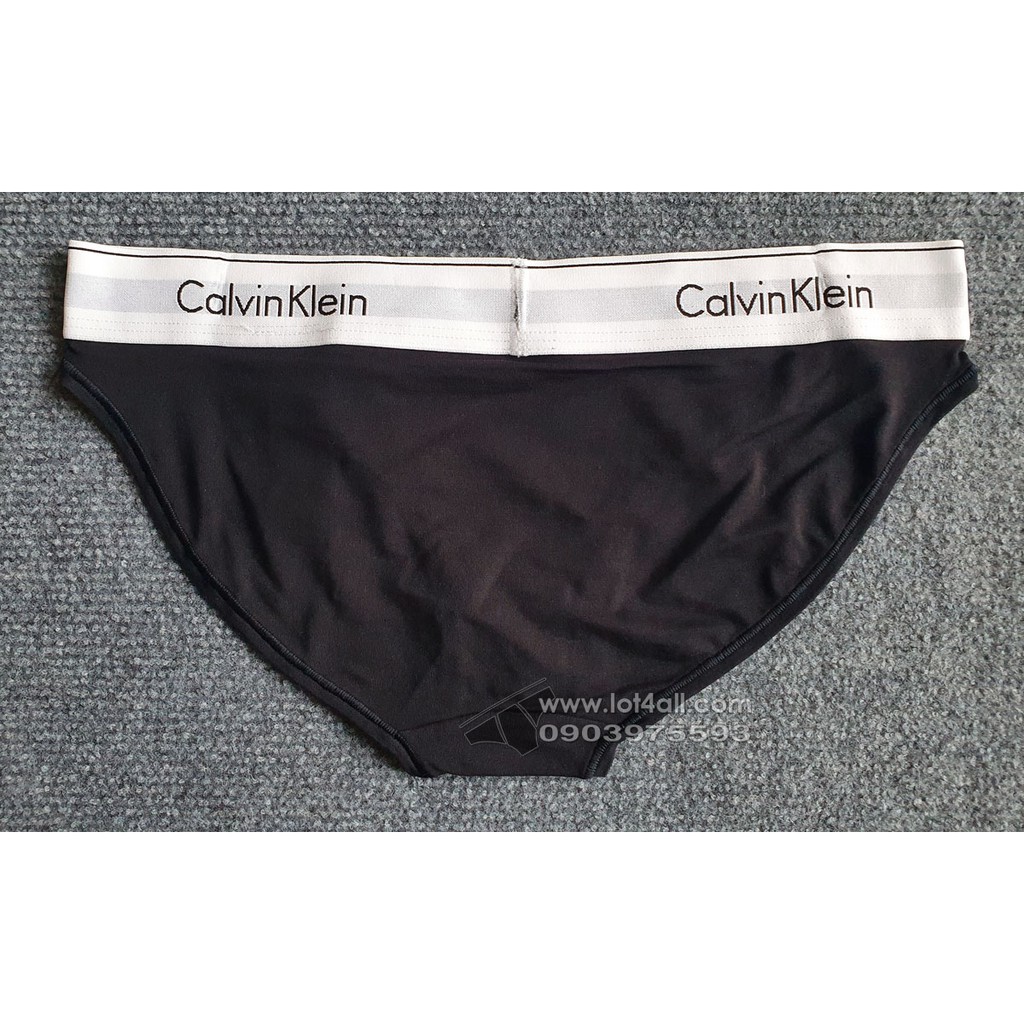 [CHÍNH HÃNG] Quần lót nữ Calvin Klein F3787 Modern Cotton Modal Bikini Black