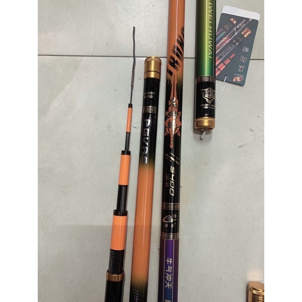 cần câu tay Jewei 10H săn cá khủng, tặng 1 ngọn