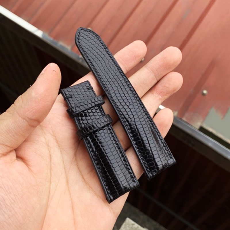 Dây đồng hồ da KỲ ĐÀ Ý thật 100%  có khóa bướm BH 6 tháng