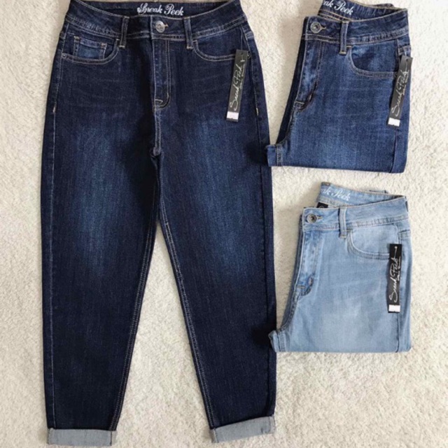 Quần Jeans baggy 9 tấc dài vừa
