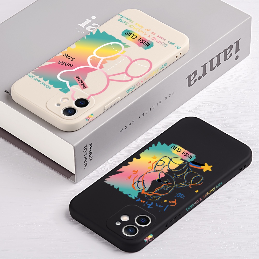 Ốp Điện Thoại Silicon Dẻo In Hình Gấu Cho iPhone 11 Pro Max XR X XS Max iPhone 7 Plus 8 Plus 6 6S Plus iPhone 12 13 Pro Max 13