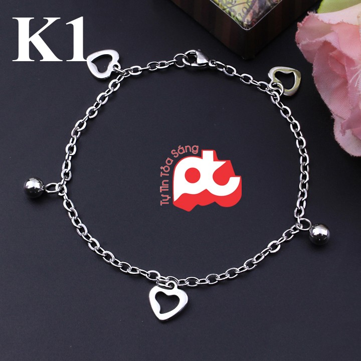 (combo 10 cái ) LẮC TAY / CHÂN INOX DỄ THƯƠNG