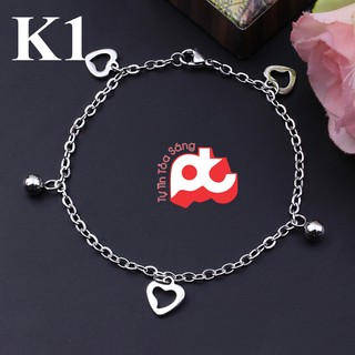 Lắc tay / chân inox dễ thương