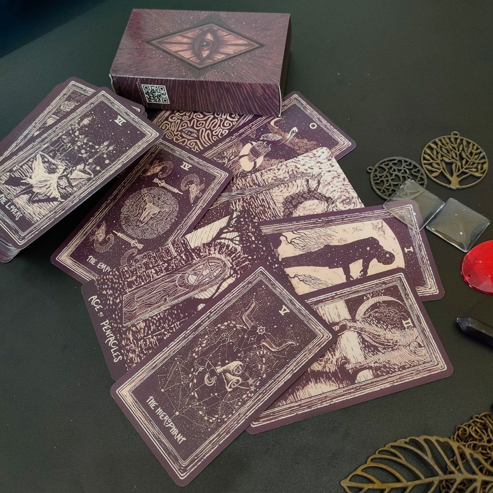 Bộ Bài Bói Tarot The Light Vision 78 lá kích thước 6x10cm