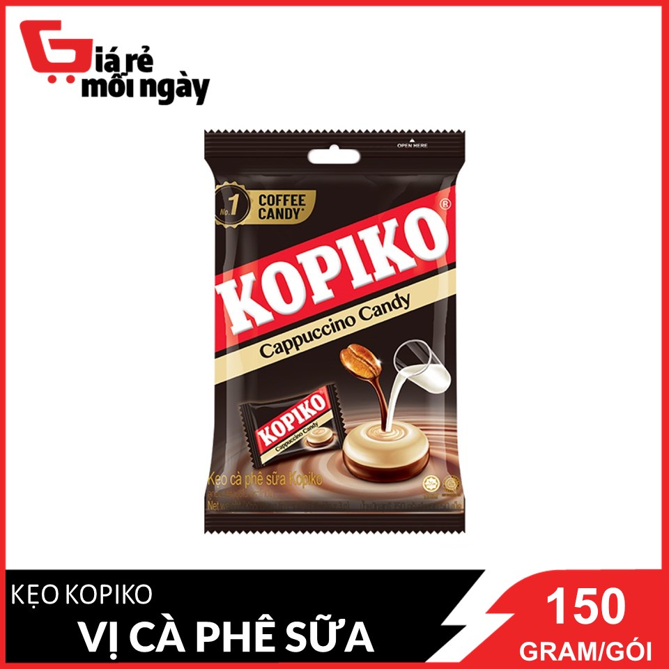 Kẹo cà phê Kopiko Cappuccino Bịch 150g