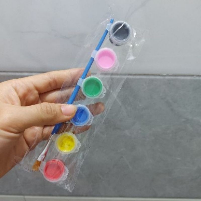Vỉ màu nước 6 màu 3ml - Thư Viện Đồ Chơi