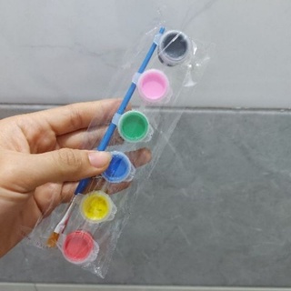 Vỉ mầu nước 6 mầu 3ml