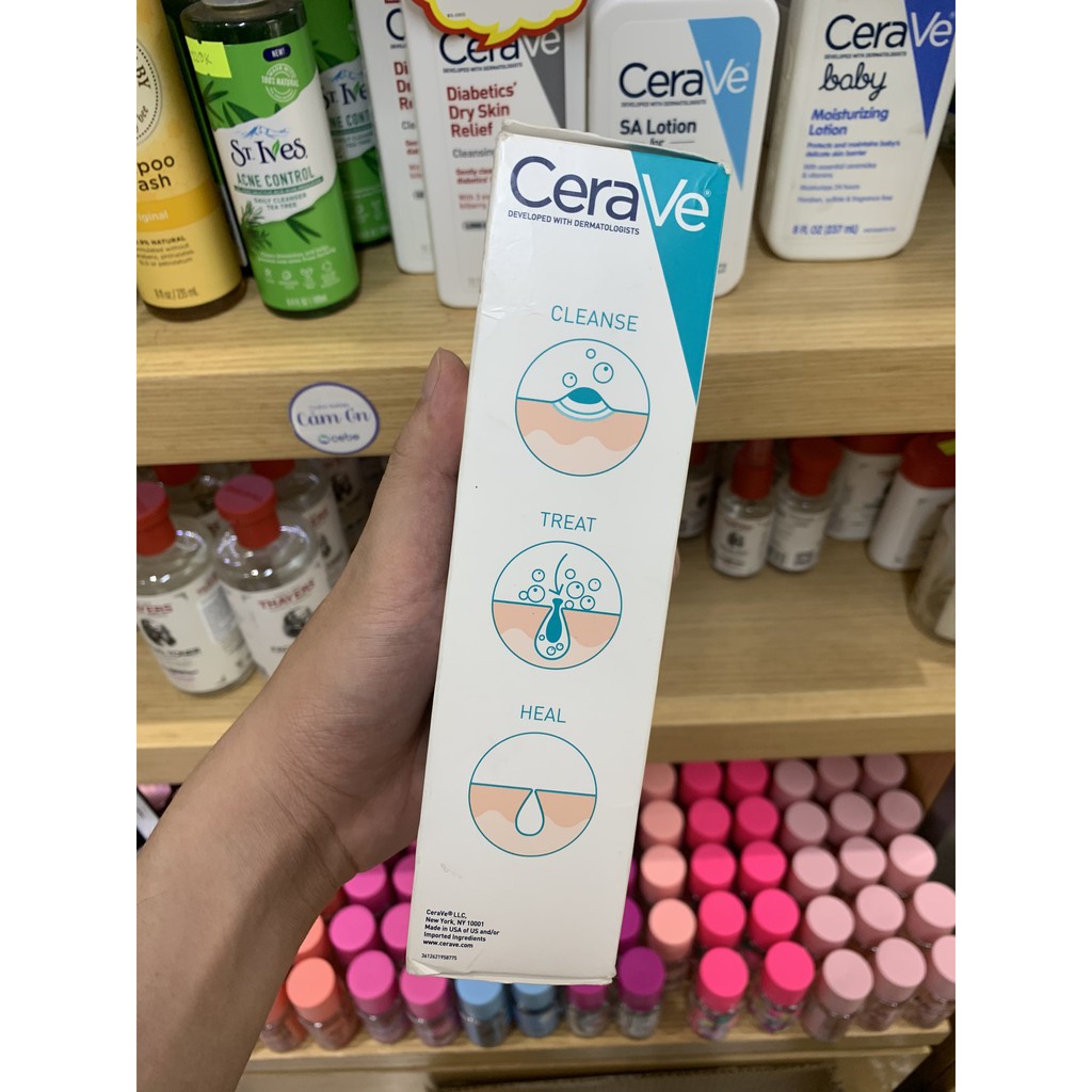 [Mã COS1904 giảm 8% đơn 300K] Sữa rửa mặt CeraVe Acne Foaming Cream Cleanser (150mL) | BigBuy360 - bigbuy360.vn