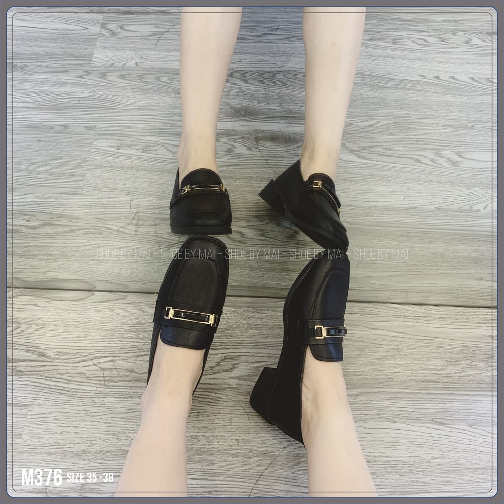 Giày búp bê mũi vuông gắn khóa trang trí M376 SHOEBYMAI | BigBuy360 - bigbuy360.vn