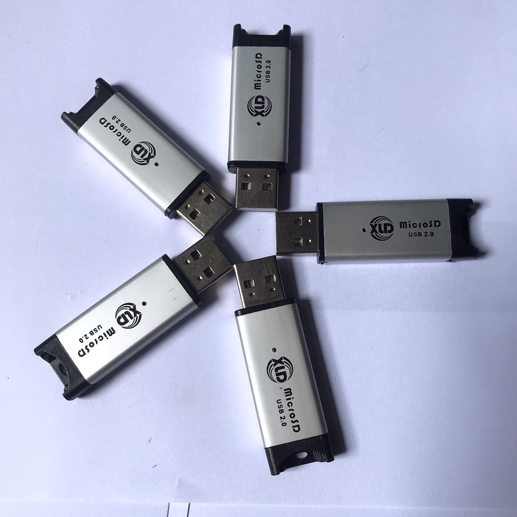 Đầu USB Đọc Thẻ Đa Năng All In One Tốc Độ Đọc Ổn Định Đọc Các Loại Thẻ SD MicroSD M2 Memorystick Duo