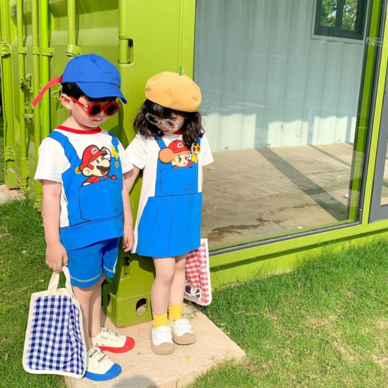 Set đồ bộ trẻ em maruko hàng thun lạnh siêu cute cho bé trai bé gái từ 7-20kg, đồ bộ trẻ em giá rẻ, cam kết chất lượng