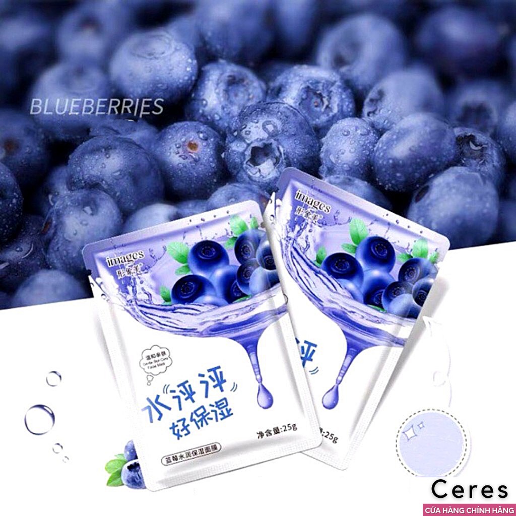 Mặt nạ giấy dưỡng da - mask nha đam việt quất mật ong Images cấp ẩm dưỡng trắng | BigBuy360 - bigbuy360.vn