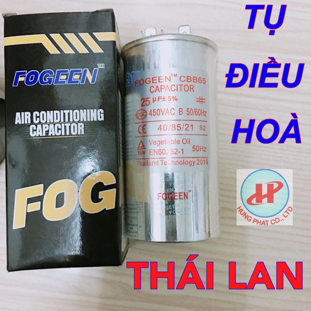 [SIÊU RẺ] TỤ ĐIỀU HOÀ-CAPA MÁY LẠNH(sản xuất tại Thái Lan) Công suất 25uf, 30uf, 35uf, 40uf, 50uf