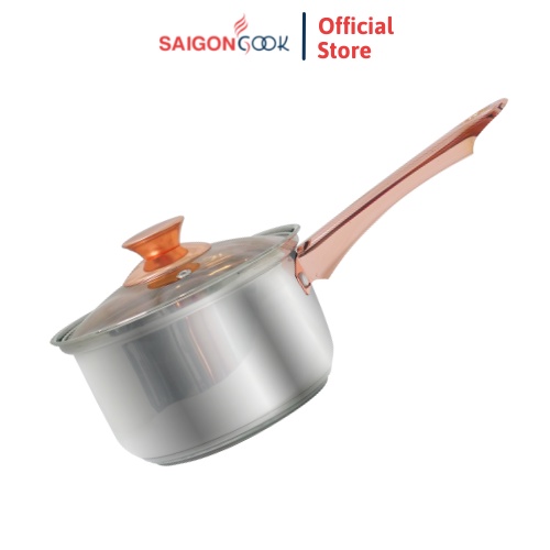 Bộ nồi Saigoncook inox 3 lớp mạ hồng