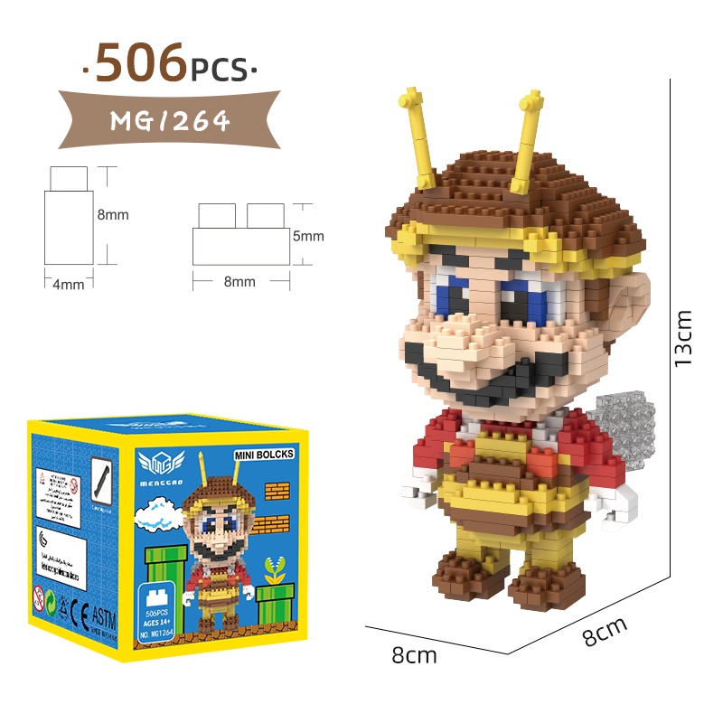 Bộ Đồ Chơi Lắp Ráp Mario Vui Nhộn Cho Bé