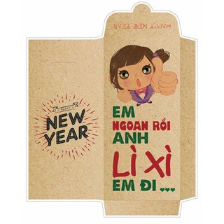 Bao lì xì đón tết 2017 cam trang