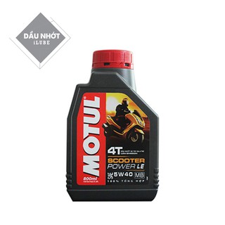 Dầu Nhớt Tay Ga Scooter Power MOTUL LE 5W-40 (API SL, JASO MB) 800ml - Hàng Chính Hãng