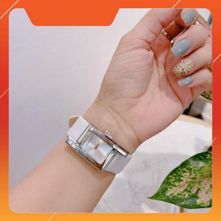 Đồng hồ Versace nữ dây da mềm, viền thép không gỉ, bảo hành 12 tháng MTP-STORE