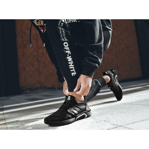 [ FULL BOX ] Giày Nam Thể Thao Full Đen Siêu Hot 2019, Giày Nam Sneaker Thể Thao KTVN 018 (hình thật +video +sẵn) | BigBuy360 - bigbuy360.vn