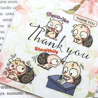 Sticker bóc dán hìnhốc sên cute dễ thương