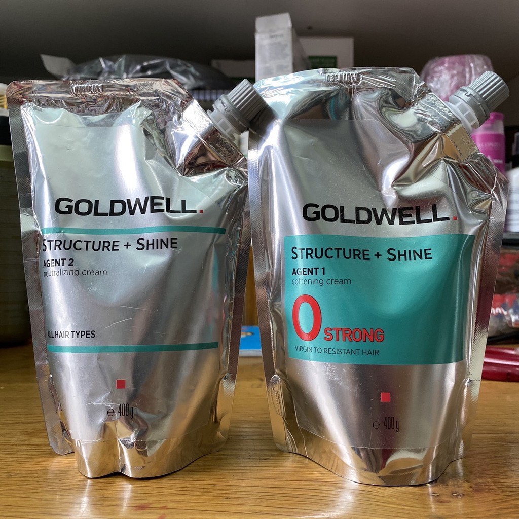 THUỐC DẬP DUỖI THẲNG TÓC GOLDWELL 500ml x 2