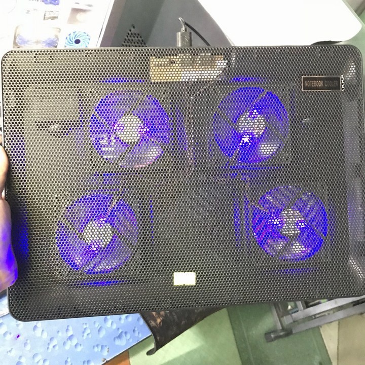 Đế Giá Đỡ Quạt Tản Nhiệt Cho Laptop N99 N19  Đế tản nhiệt 2 fan chạy êm, hút mạnh làm mát cực nhanh
