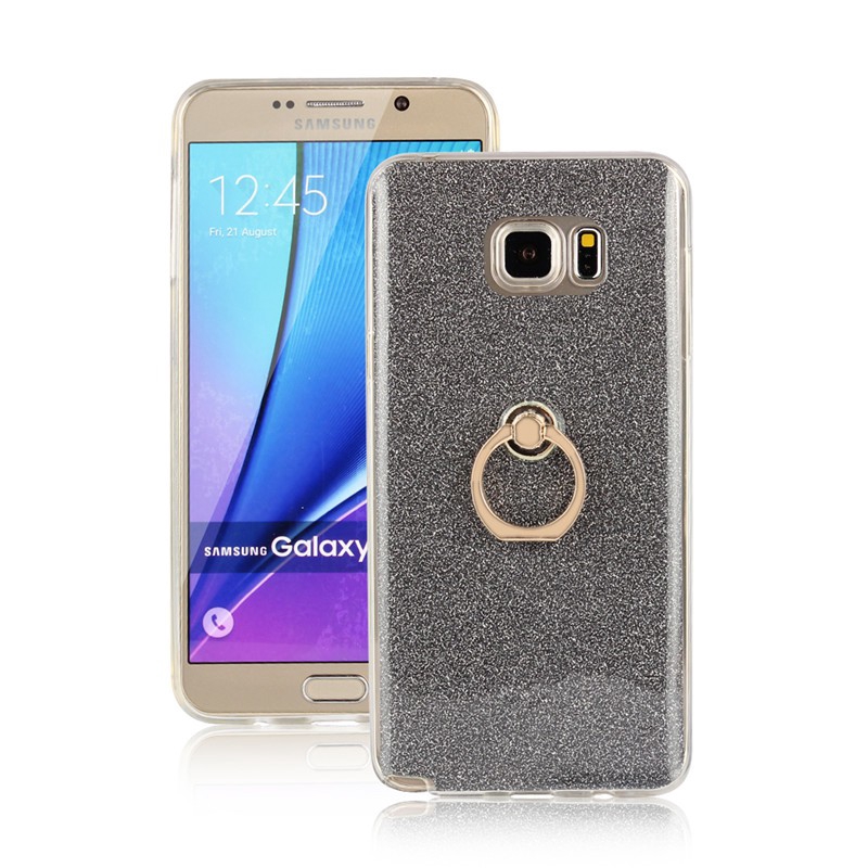 Ốp điện thoại kim tuyến có giá đỡ vòng nhẫn cho Samsung Galaxy Note 5 / n9200