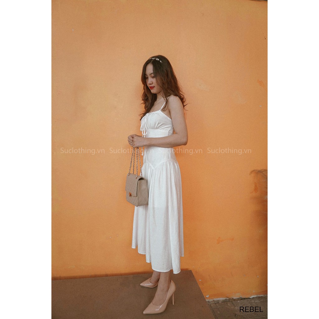 (Suclothing) REBEL DRESS - Đầm maxi 2 dây thiết kế - đầm dự tiệc | BigBuy360 - bigbuy360.vn