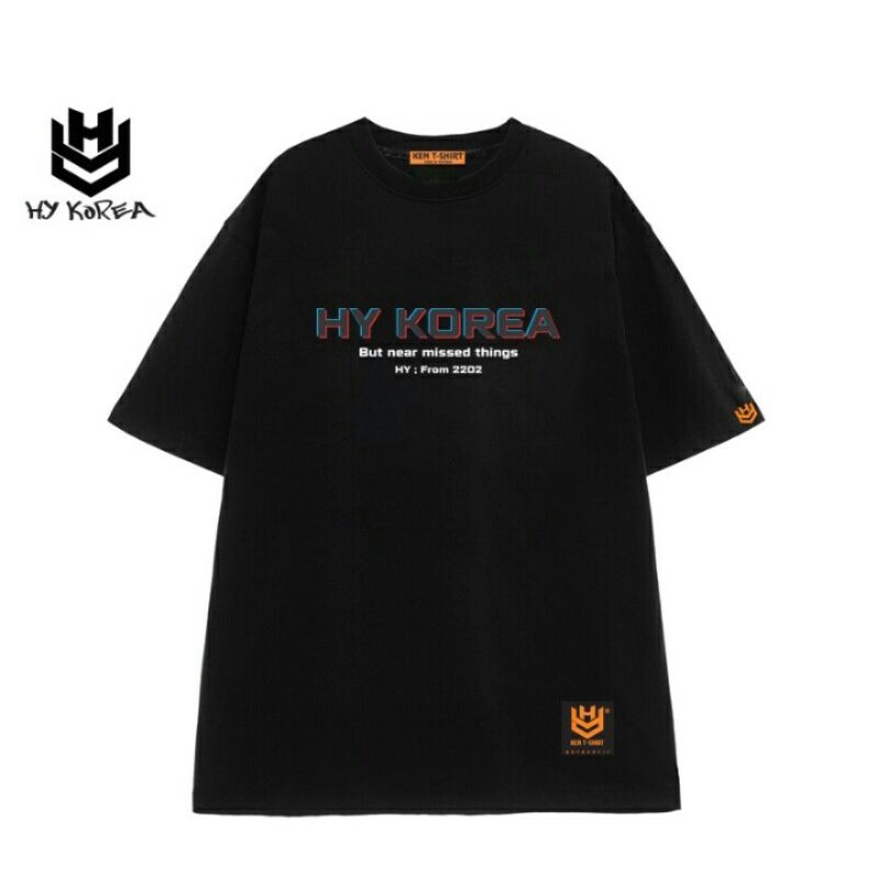 Áo thun nam nữ chính hãng Ken - Tshirt, áo thun hình HY KOREA