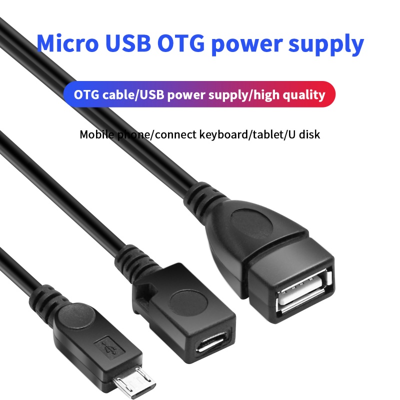 Dây cáp chia chữ Y FONKEN 2 trong 1 OTG micro USB tiện lợi
