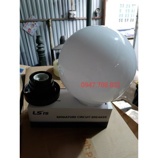 Đèn cầu trắng đục D200