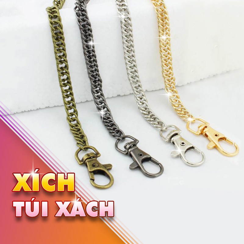 Dây Xích Túi Xách Dáng Dẹp Nhuyễn Dày 7mm M624