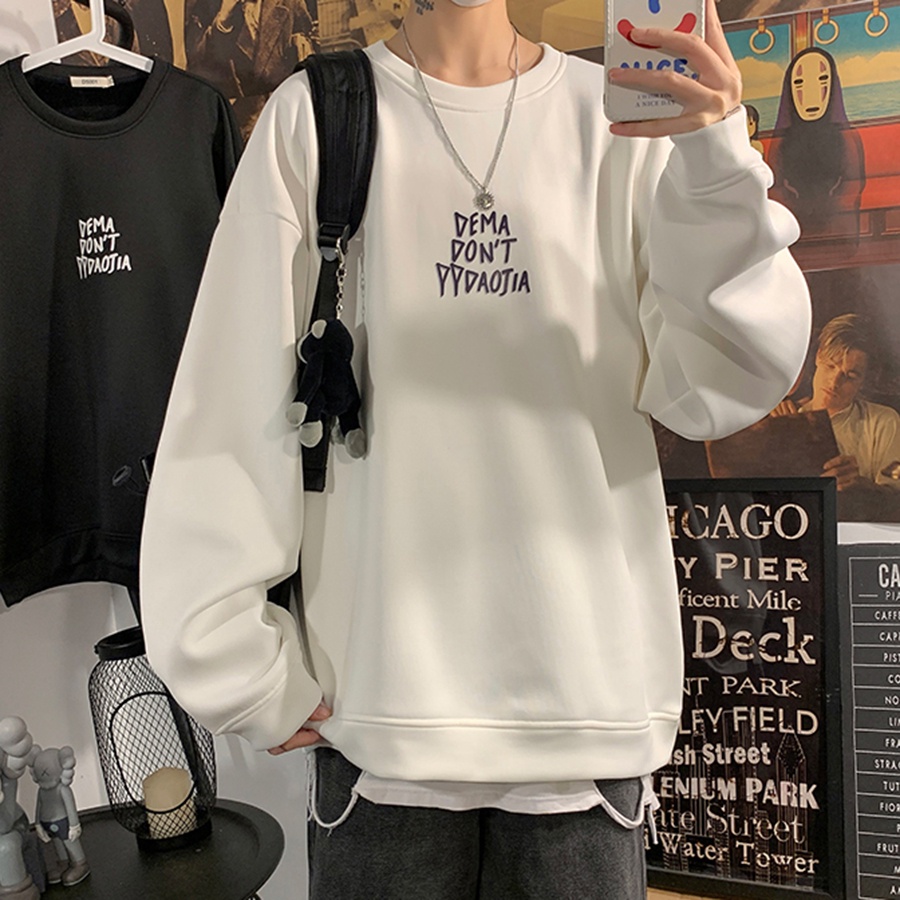 Áo dài tay Mèo Lưng NỈ BÔNG Unisex Phong Boutique Basic Sweater Ulzzang cặp đôi nam nữ form rộng oversize Hàn Quốc | BigBuy360 - bigbuy360.vn