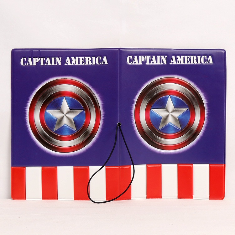 Vỏ bọc hộ chiếu in hình Captain America